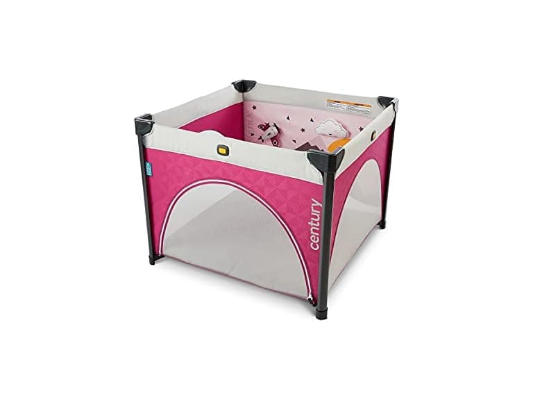 Century Play On 2-in-1 Playard, Berry - Image 1