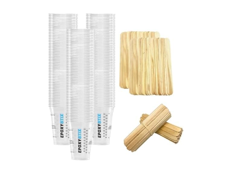 EpoxyStix [100 Pack] 10oz Graduated Mixing Sticks - Image 1