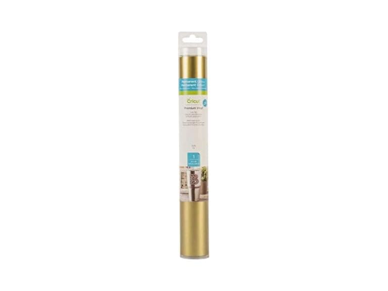 Cricut Premium Permanent Vinyl, 4ft Gold - Image 1