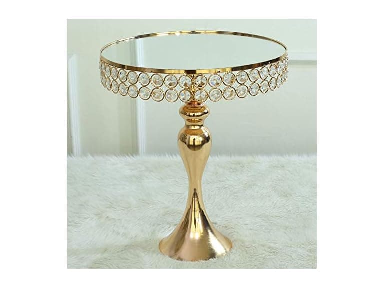 ADOUS HOUSE Crystal Cake Stand, Metal  - Image 1