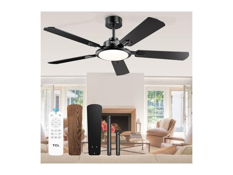 52 Ceiling Fan w/ Light & Remote - Image 1