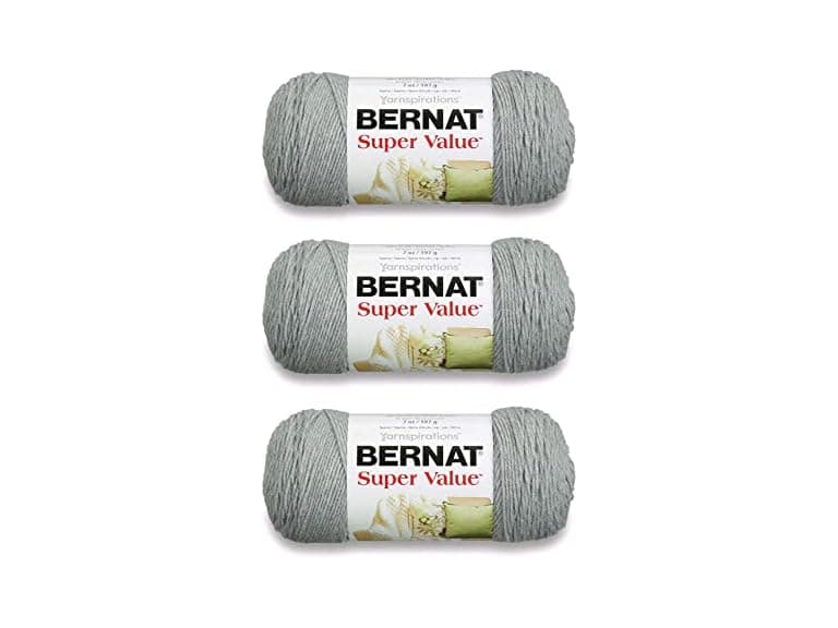 Bernat Super Value Soft Gray Yarn - Image 1
