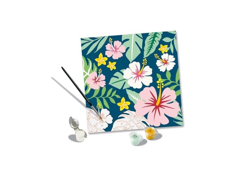 Ravensburger CreArt Exotic Plants Paint by Numbers Kit - Image 1