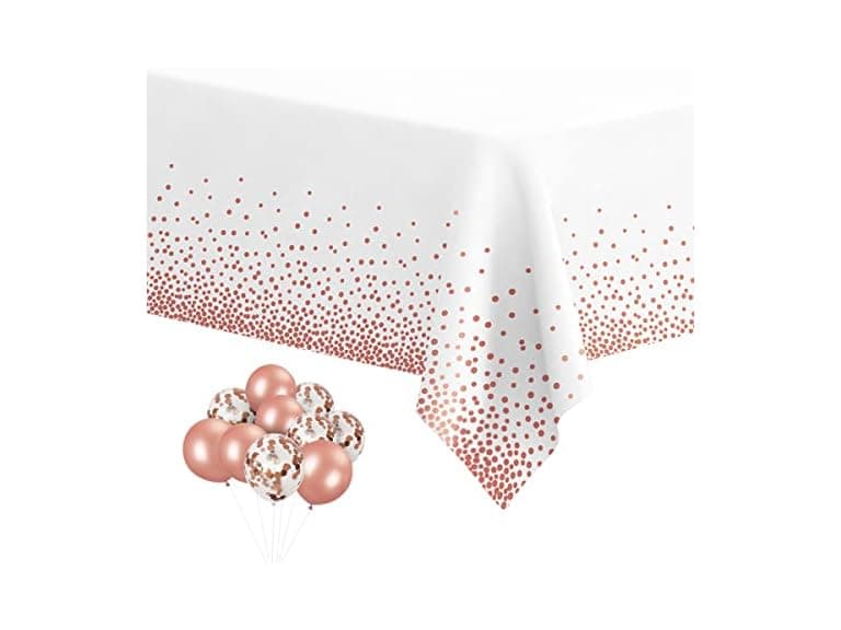 6 Pack Party Table Cloths & 30 Balloons - Image 1