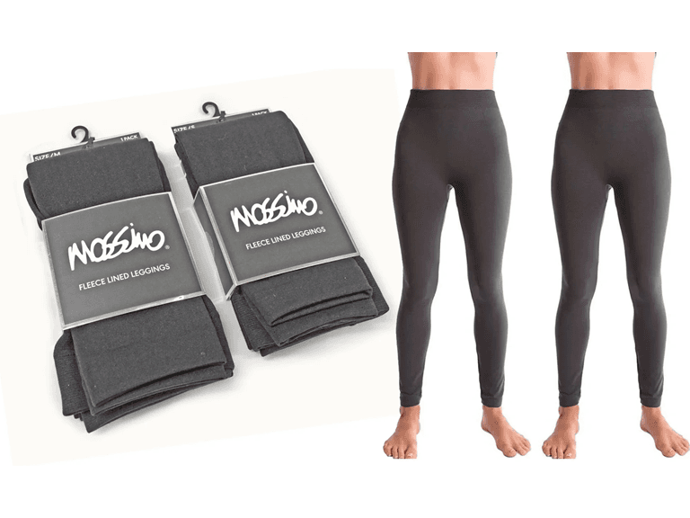 2Pk Mossimo Fleece Lined Leggings Small - Image 1