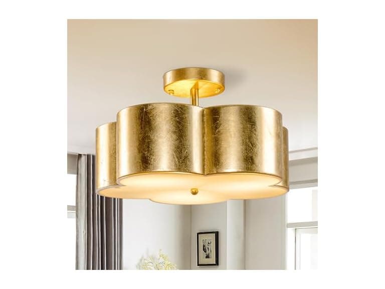 Parrot Uncle Modern Chandelier, Gold Chandelier - Image 1