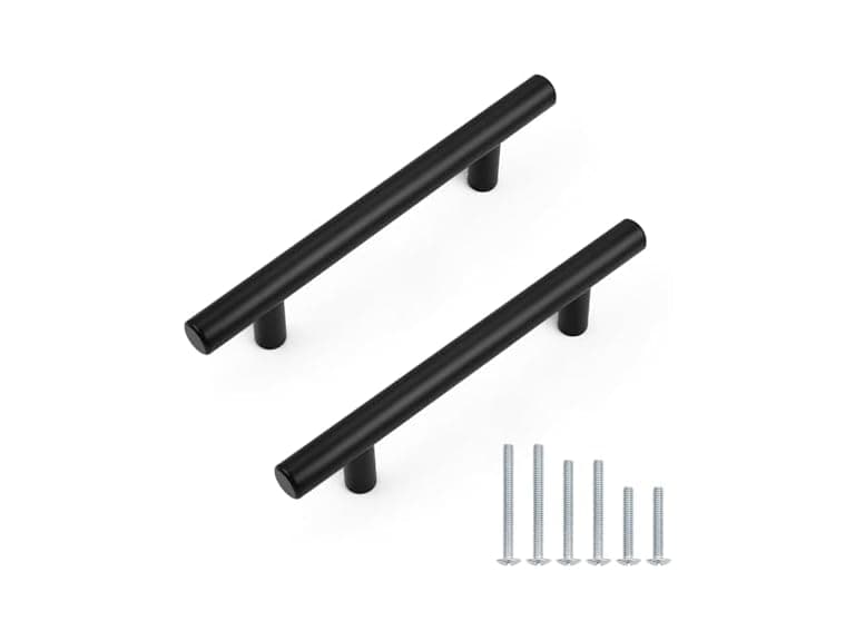 6 Pack Black Kitchen Cabinet Handles - Image 1