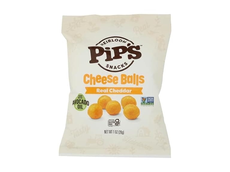 Pipcorn Heriloom Cheese Balls - Cheddar - Image 1