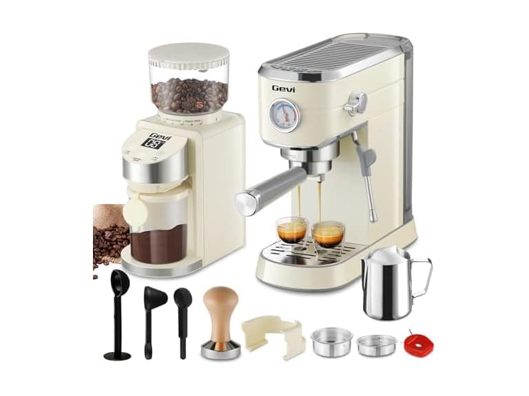 Espresso Machine with Grinder - Image 1