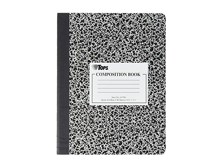 Tops Quad Ruled Composition Notebook - Image 1