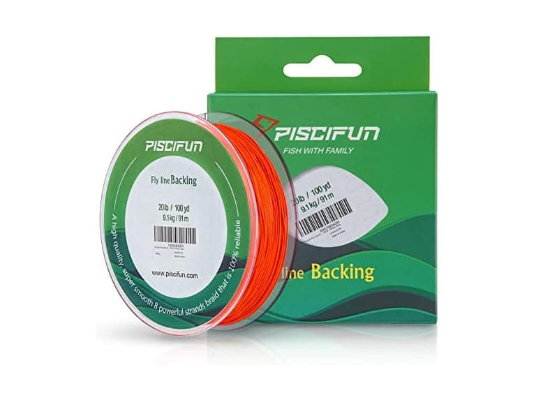 Piscifun Fishing Line Backing, Braided Orange - Image 1