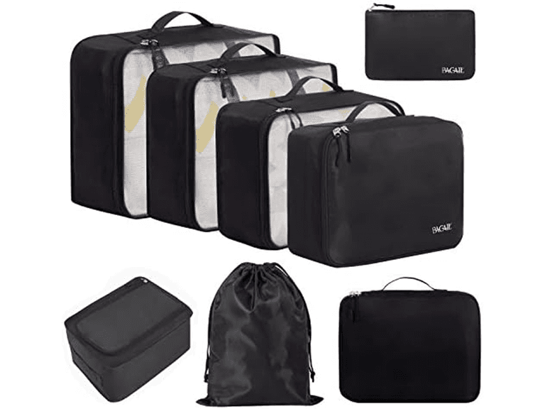 8 Pc Packing Cubes Luggage Organizers - Image 1