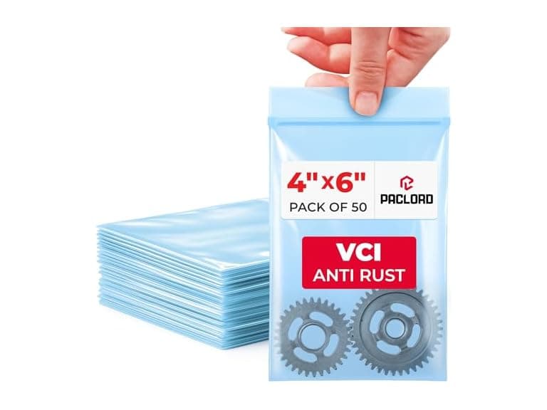 VCI Reclosable Poly Bags 4" x 6", Pack of 50 - Image 1
