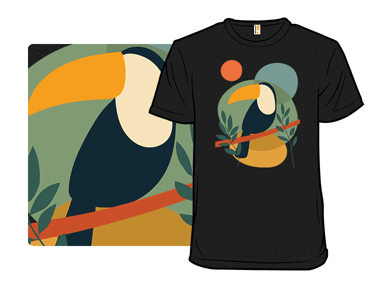 Toucan and Plants
