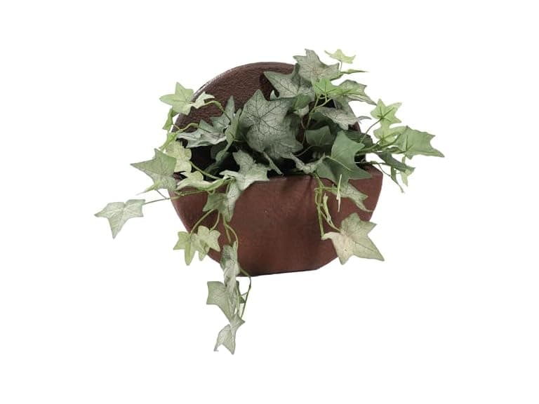 Sunnydaze 12" Round Wall Planter - Set of 2 - Image 1