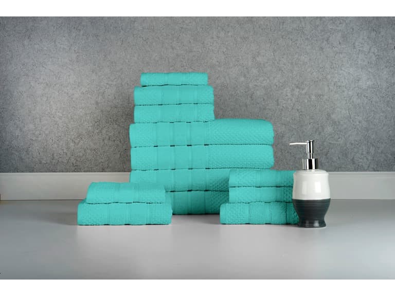 12-Piece Egyptian Cotton Towel Set - Image 1
