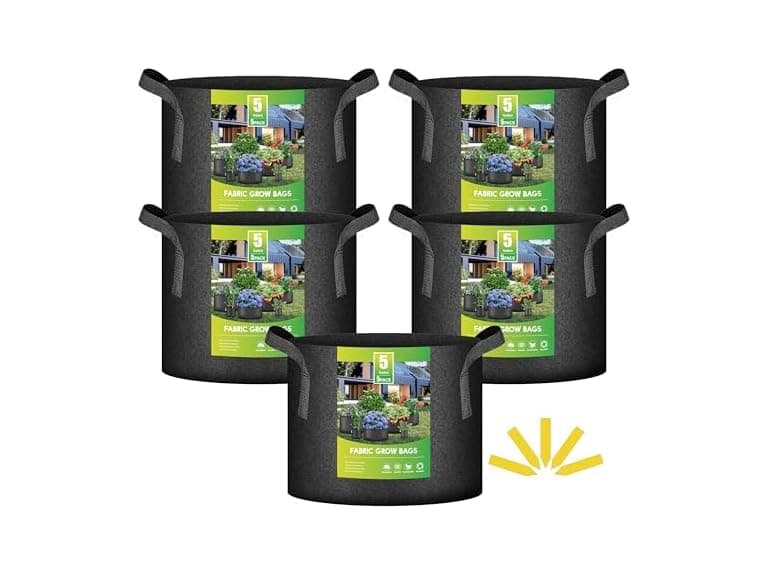 iPower 5Gal Grow Bags 5pk - Image 1