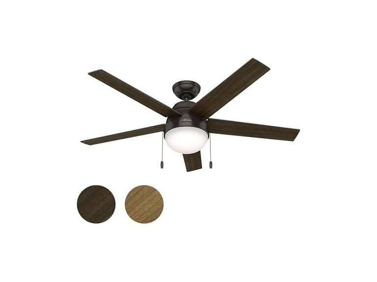 Hunter Fan 52 Inch with Light and Pull Chain - Image 1