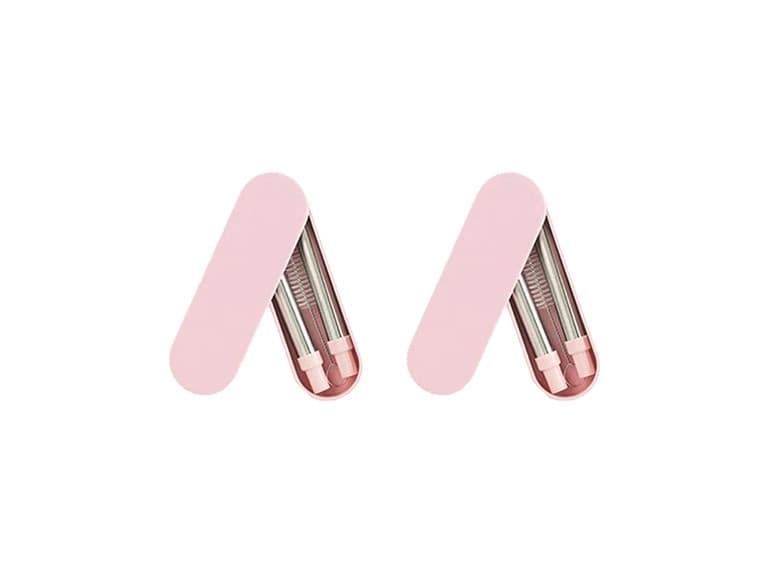 2-Pack: Collapsible Reusable Straw - Image 1