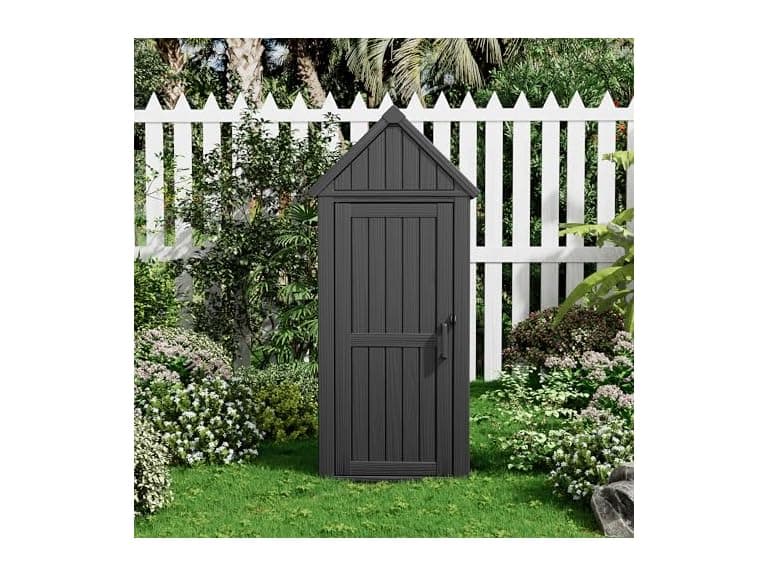 Fancyango Outdoor Resin Storage Shed - Image 1