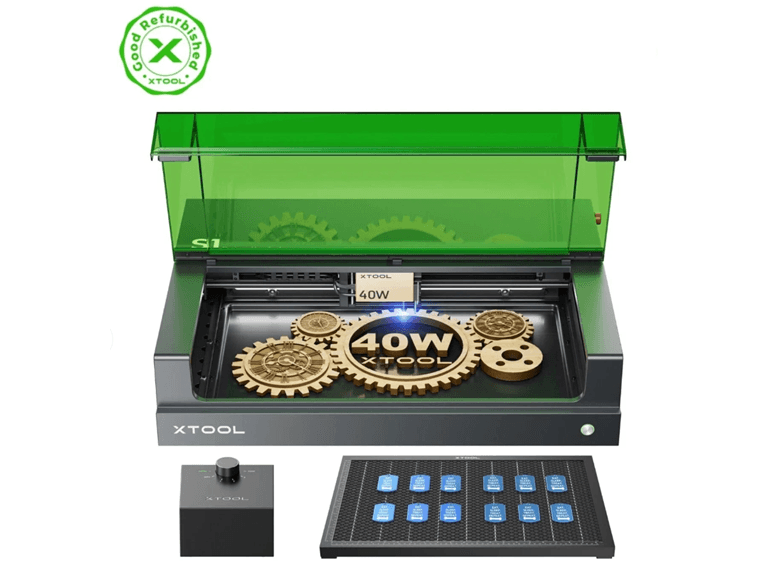 xTool S1 40W Laser Engraver Basic Bundle - Image 1