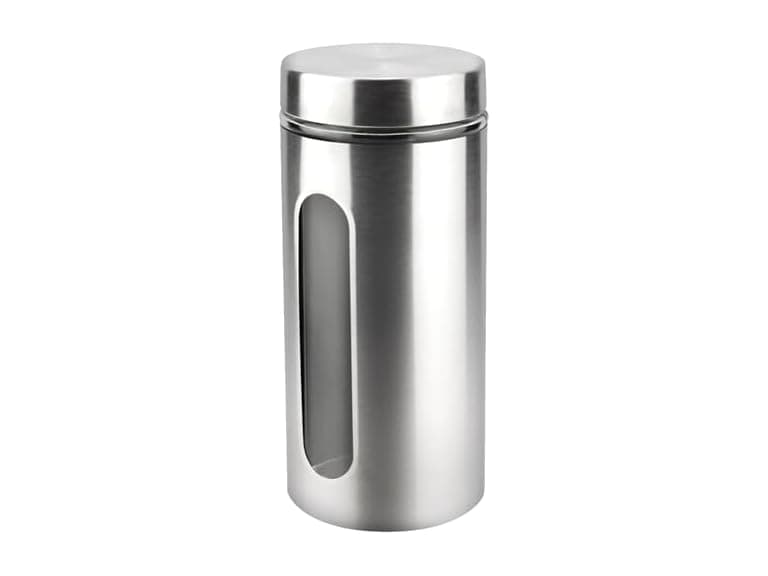 Magefesa Balance 1.26 Qt Stainless Steel Kitchen Canister  - Image 1