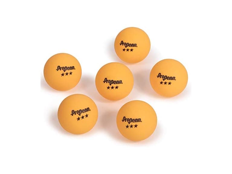 EastPoint Table Tennis Balls - 3-Star, 40mm, Pack of 6 - Image 1
