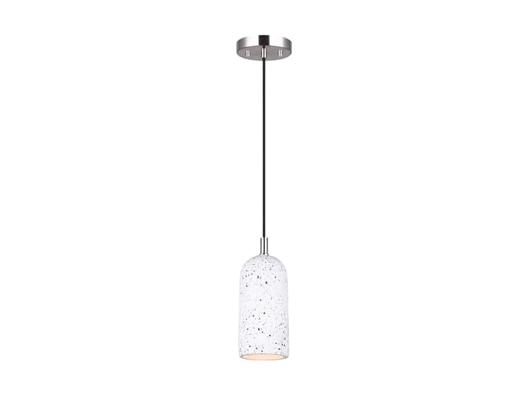 Pella 5-Inch 1-Light Pendant Light, Cement - Image 1