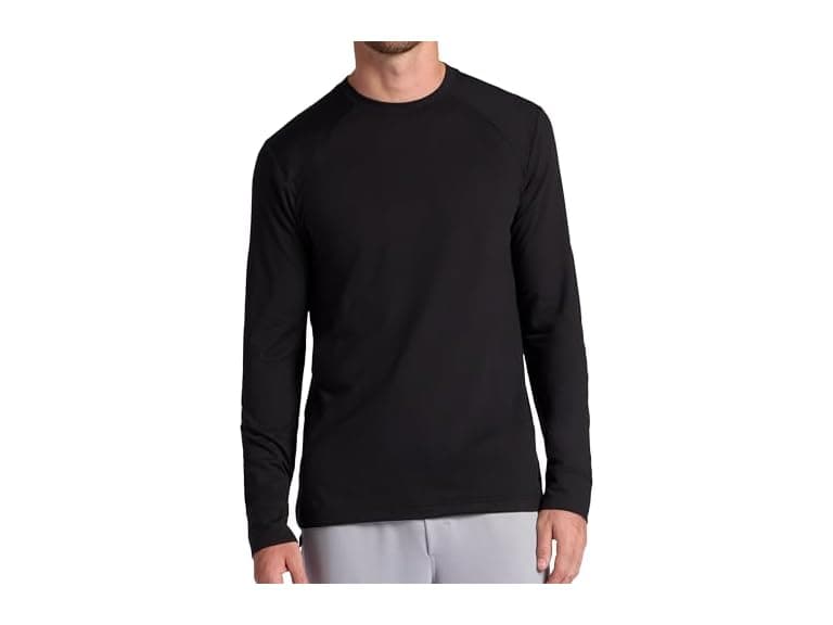 Gaiam Mens Bliss Balance LS Crewneck Top - Image 1