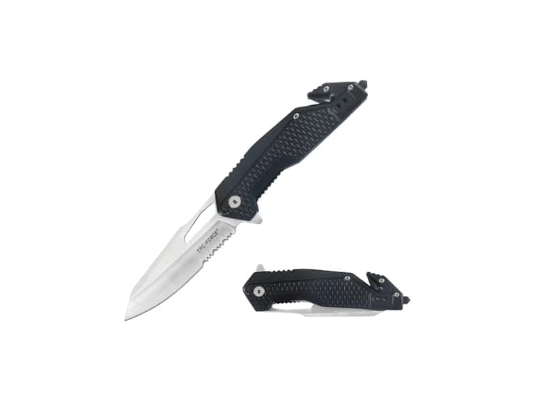 Tac-Force Tactical Knife 8" Black - Image 1