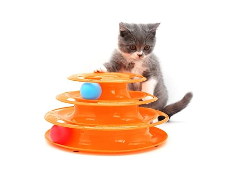 peyamii Cat Fun Bowling Toy,Circular Orbit Hunting - Image 1