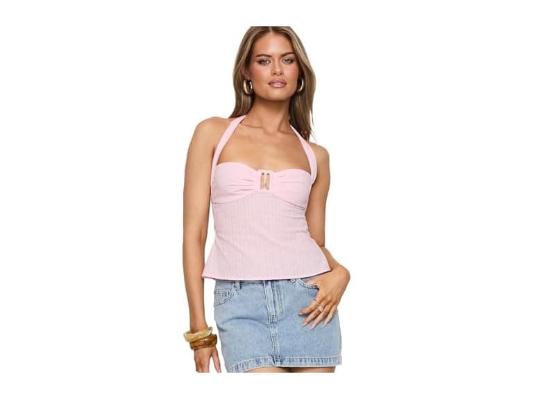 Princess Polly Isabetta Halter Top - Image 1