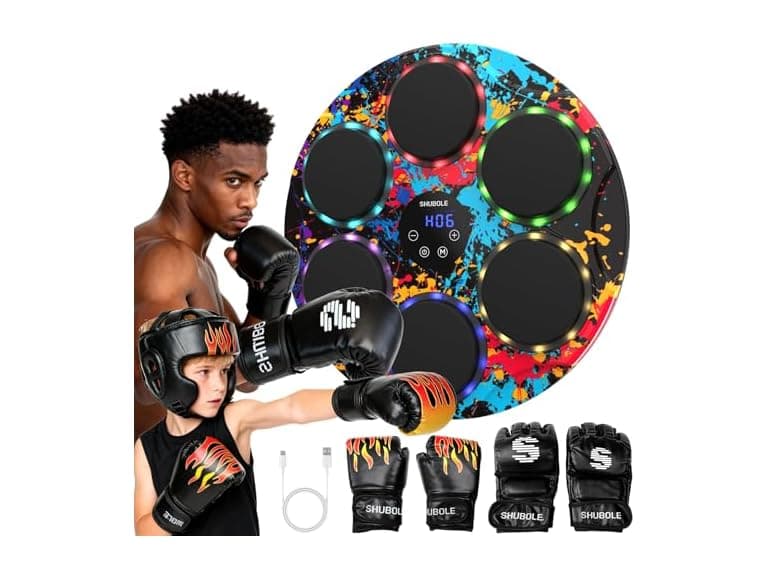 Music Boxing Machine with Gloves - Image 1