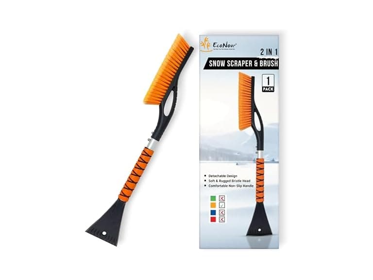 Aluminum Ice Scraper & Snow Brush 27 - Image 1