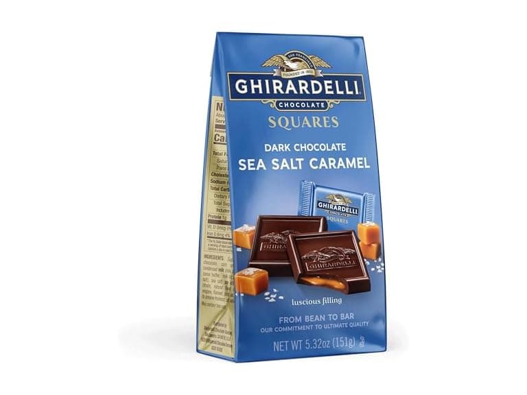 Ghirardelli Dark Choc Sea Salt Caramel - Image 1