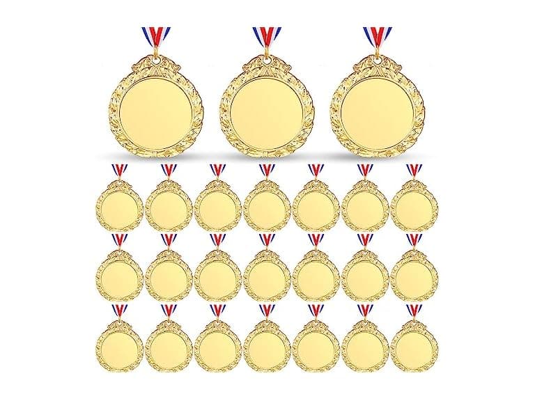 24 Pcs Blank Award Medals Winner Medals - Image 1