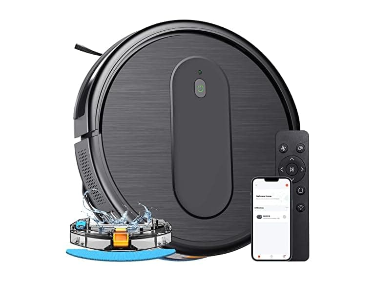 XIEBro HR1010-BLACK XIEBro HR1010 Robot Vacuum and - Image 1