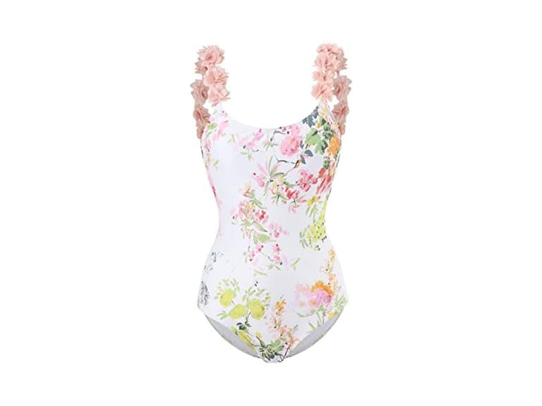 Odizli Women (S) One Piece V Neck Swimsuit - Image 1