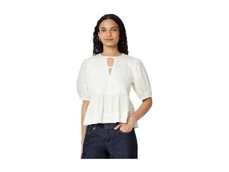 Amazon Essentials Women Cotton Sateen Blouse - Image 1