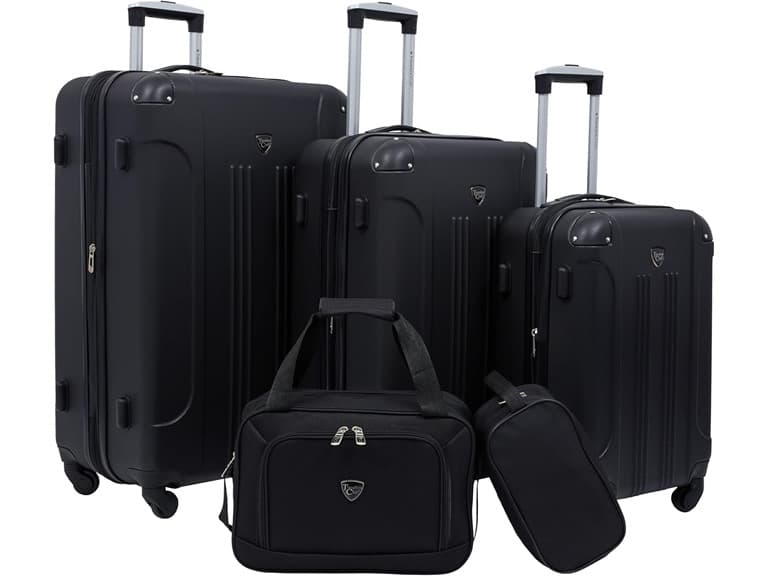 Travelers Club Chicago Luggage, 5-Piece Set - Image 1