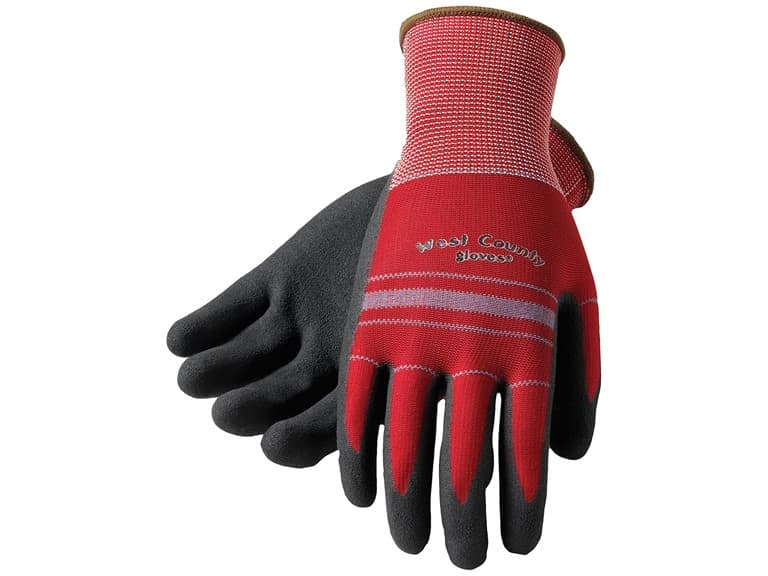 Foam Nitrile Palm Glove - Red - Image 1