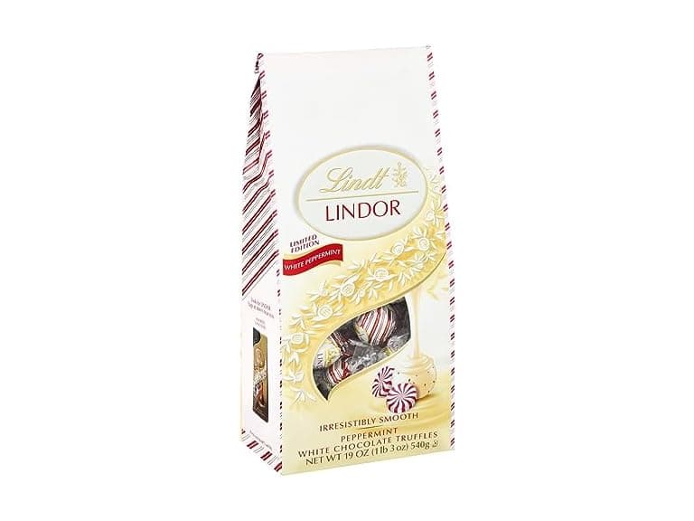 Lindt Lindor White Peppermint Truffles 1 - Image 1
