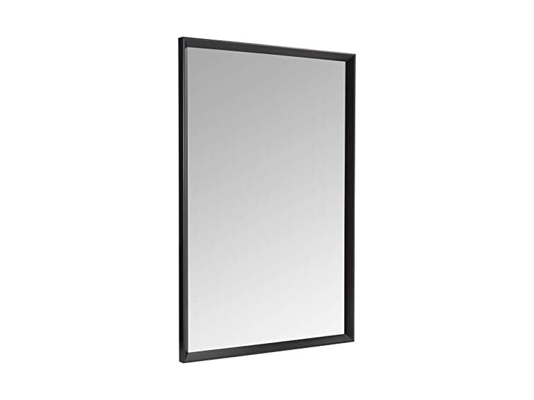 Amazon Basics Wall Mirror 24"x36", Black - Image 1