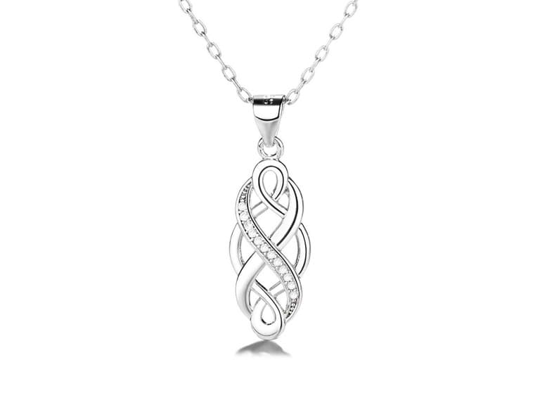 Sterling Silver Celtic Necklace - Image 1