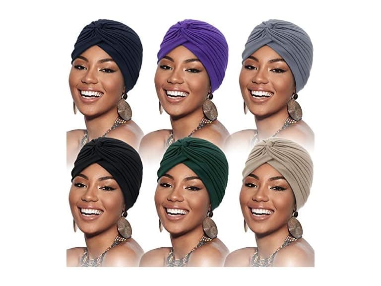 6 Pieces Turbans for Women - Image 1
