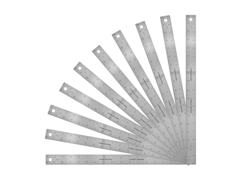 Westcott 18-Inch Stainless Steel Zero-Center Ruler - Image 1