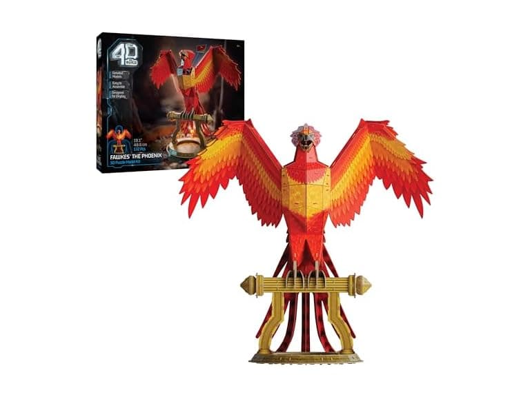 4D Build, Harry Potter Fawkes Phoenix 3D Model Kit - Image 1