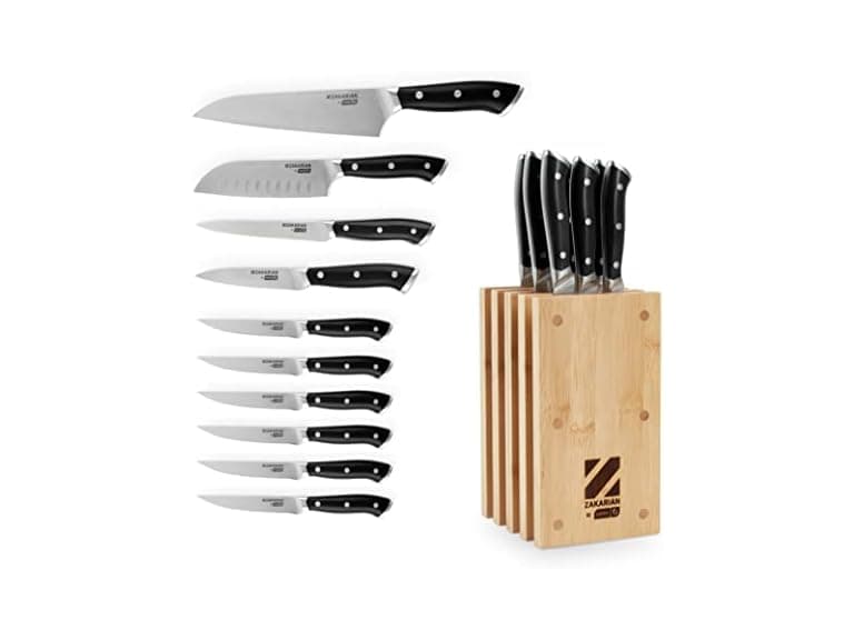 DASH Zakarian 11Pc German Steel Kitchen Knife Set - Image 1