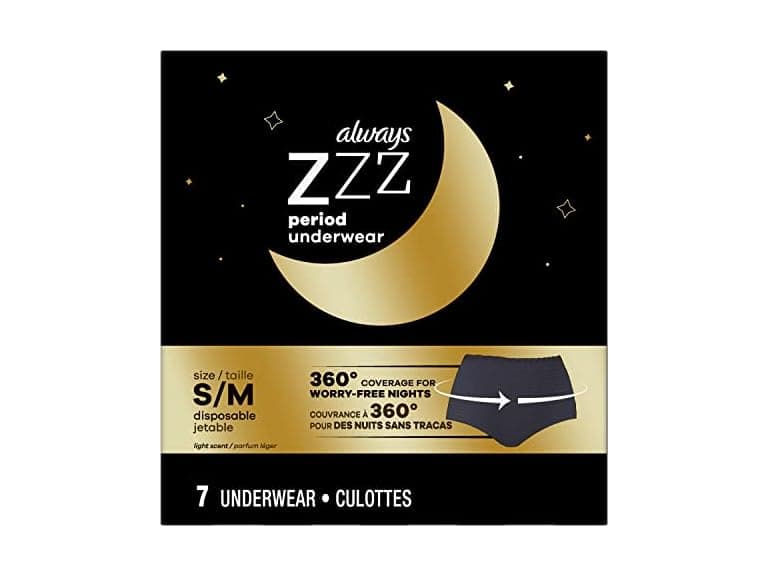 Always ZZZ Overnight Disposable Period Underwear - Image 1