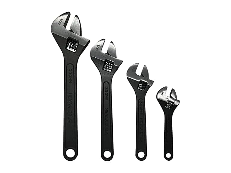 EXXO 2012 Adjustable Crescent Wrench Set - 4pc Set - Image 1